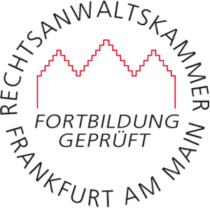 Fortbildung geprüft Rechtsanwaltskammer Frankfurt am Main